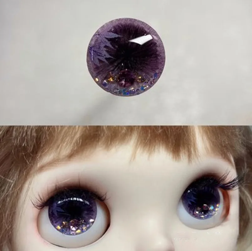 Eyes For Toys BJD Blythe Doll Accessories Sparkling Drop Glue Cute Eye Piece Eyes For Dolls Crafts For BJD Dolls Pieces