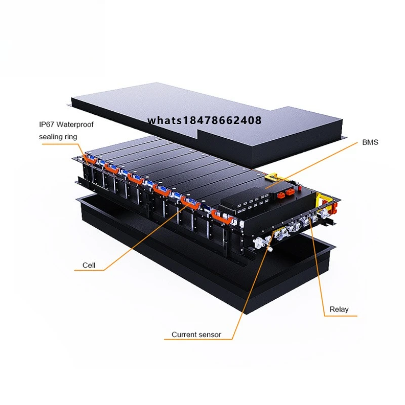 Customized Rechargeable Lithium Ion Batteries 345V Ev Battery Pack 30kwh 60KW 70KW 384v 400V 540V Battery Pack for Electric Car