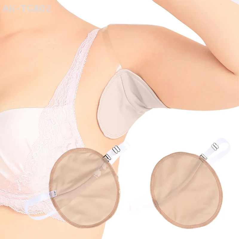 

Washable Underarm Sweat Pads Absorbent Armpit Sweat Guards Dress Sweat Perspiration Shield Shoulder Deodorant Pad for Women