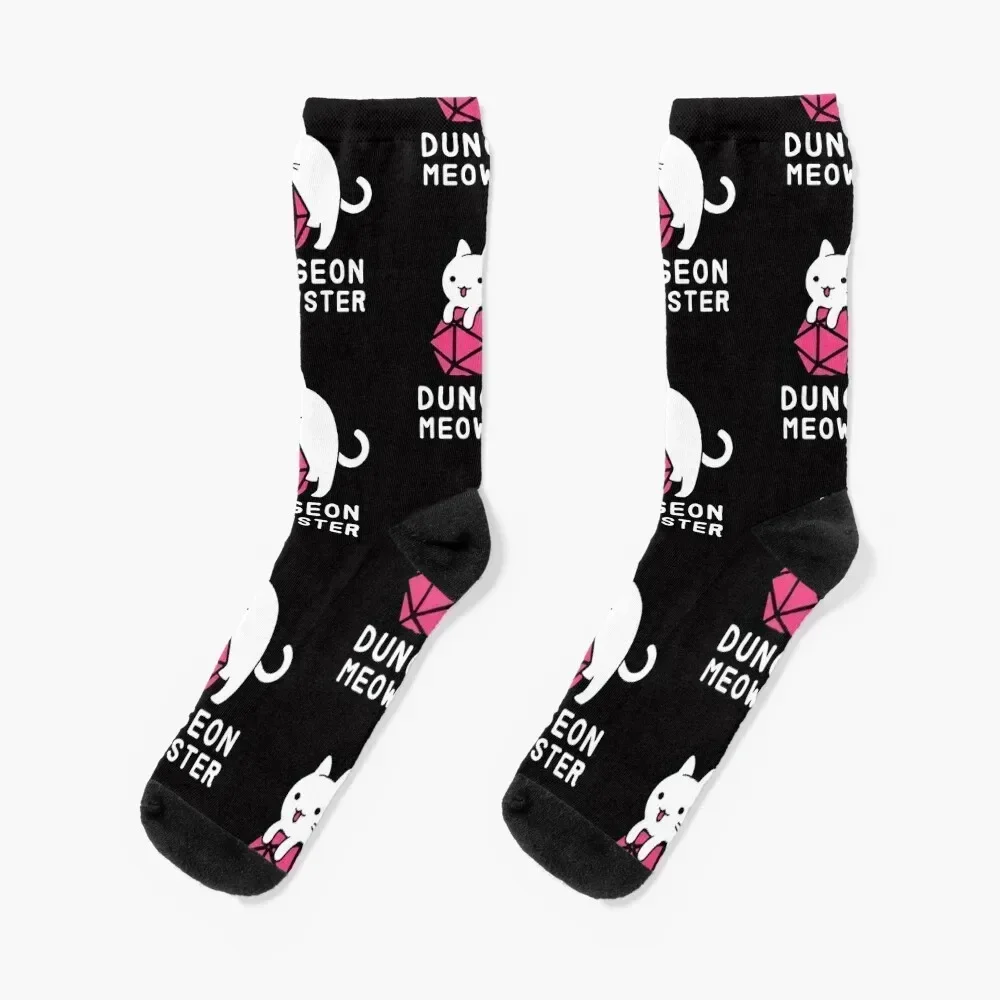 

Dungeon Meowster - gamer Socks Lots professional running Stockings compression Antiskid soccer Mens Socks Women's
