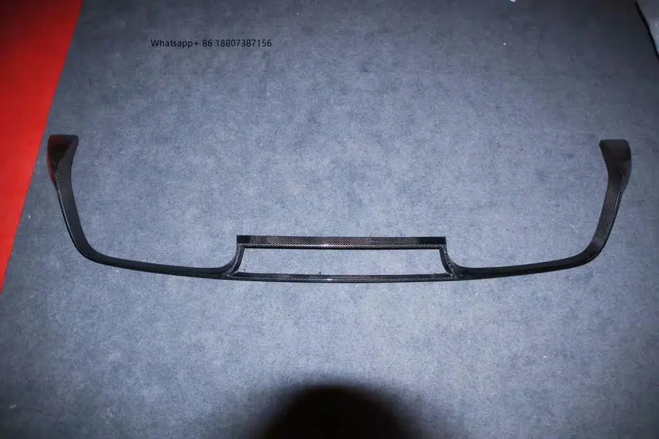 

Carbon Fiber Rear Bumper Spoiler Wing Trim Fit for 488 GTB Rear Diffuser in Stock