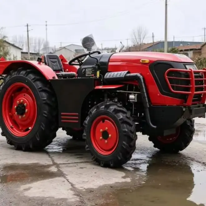 

Customized Upgraded Four‑Wheel Micro Tiller, 60HP 4‑Wheel Drive Rotary Tiller, Agricultural Wheeled Tractor, Cultivator