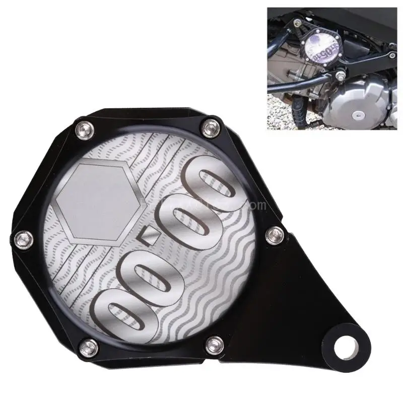 Motorcycle Decoration Round Tax Disc Plate Holder for Scooters Quads Bikes Mopeds High Quality Aluminum Material