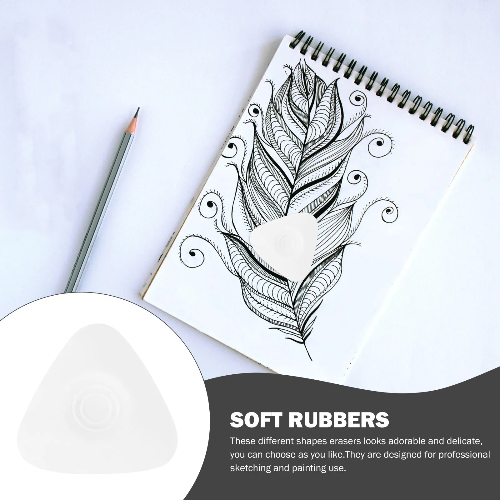 

Набор из 6 ластиков с забавным дизайном для скетчинга, рисования и живописи. Легкое стирание без следов, безопасный материал.