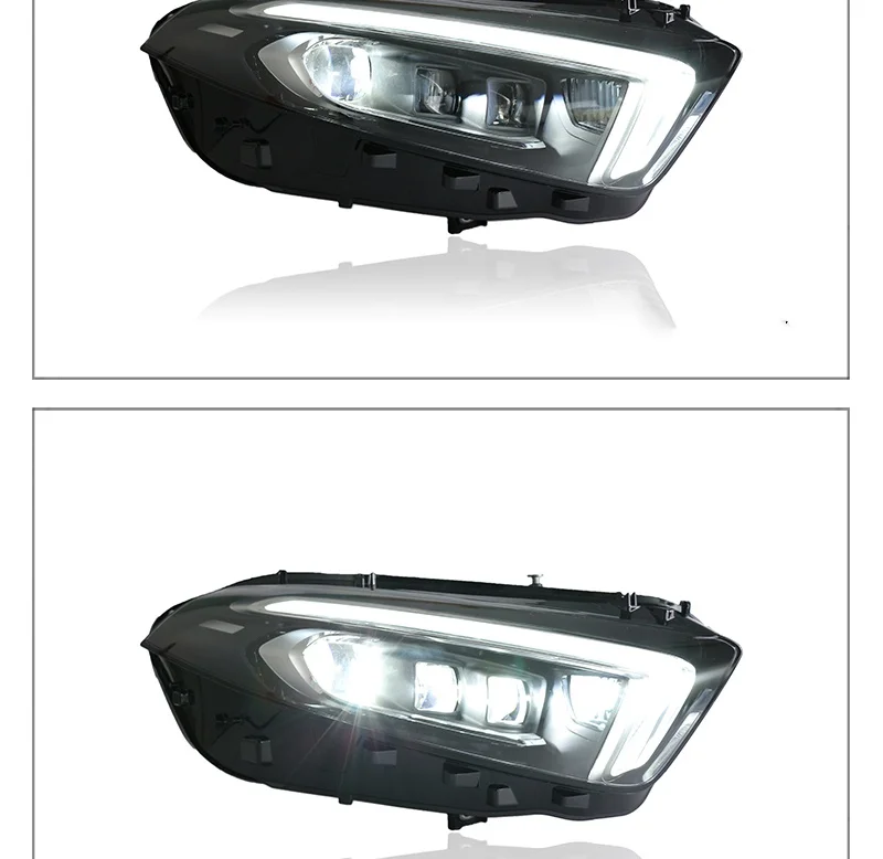 

for Mercedes-Benz A-Class Headlight Assembly Modification 2018-2022 Models A180 A200 Light Guide Daytime Running Lights