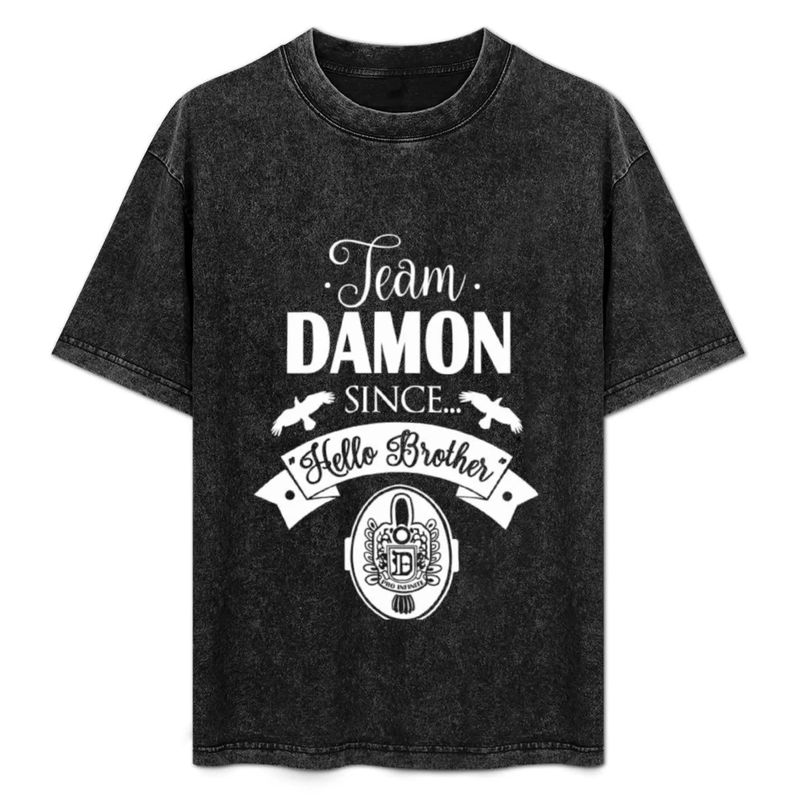 

Team Damon Since Hello Brothers T-Shirt Moisture Wicking Quick Dry Tee