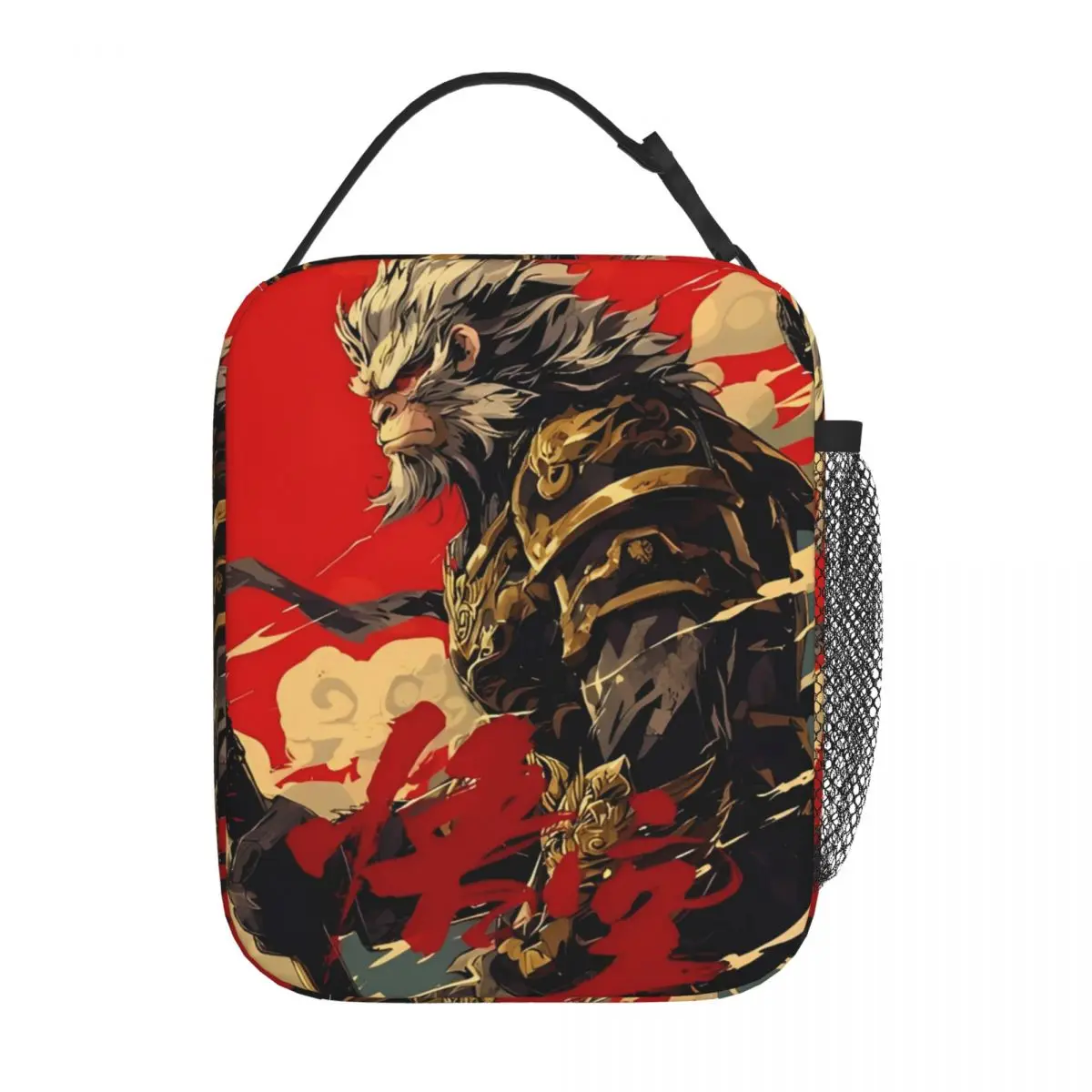 Schwarzer Mythos Wukong Spiel Produkt isoliert Lunch Bag Monkey King Lagerung Lebensmittel boxen tragbare Thermo kühler Lunchboxen