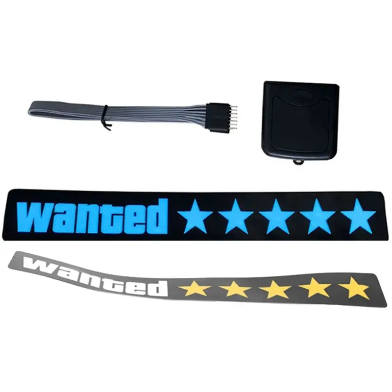 Reliable-Windshield Electric 5 Stars Lights Up Window Stickers For JDM Glow Panel Decoration Accessorie Supplies Parts A