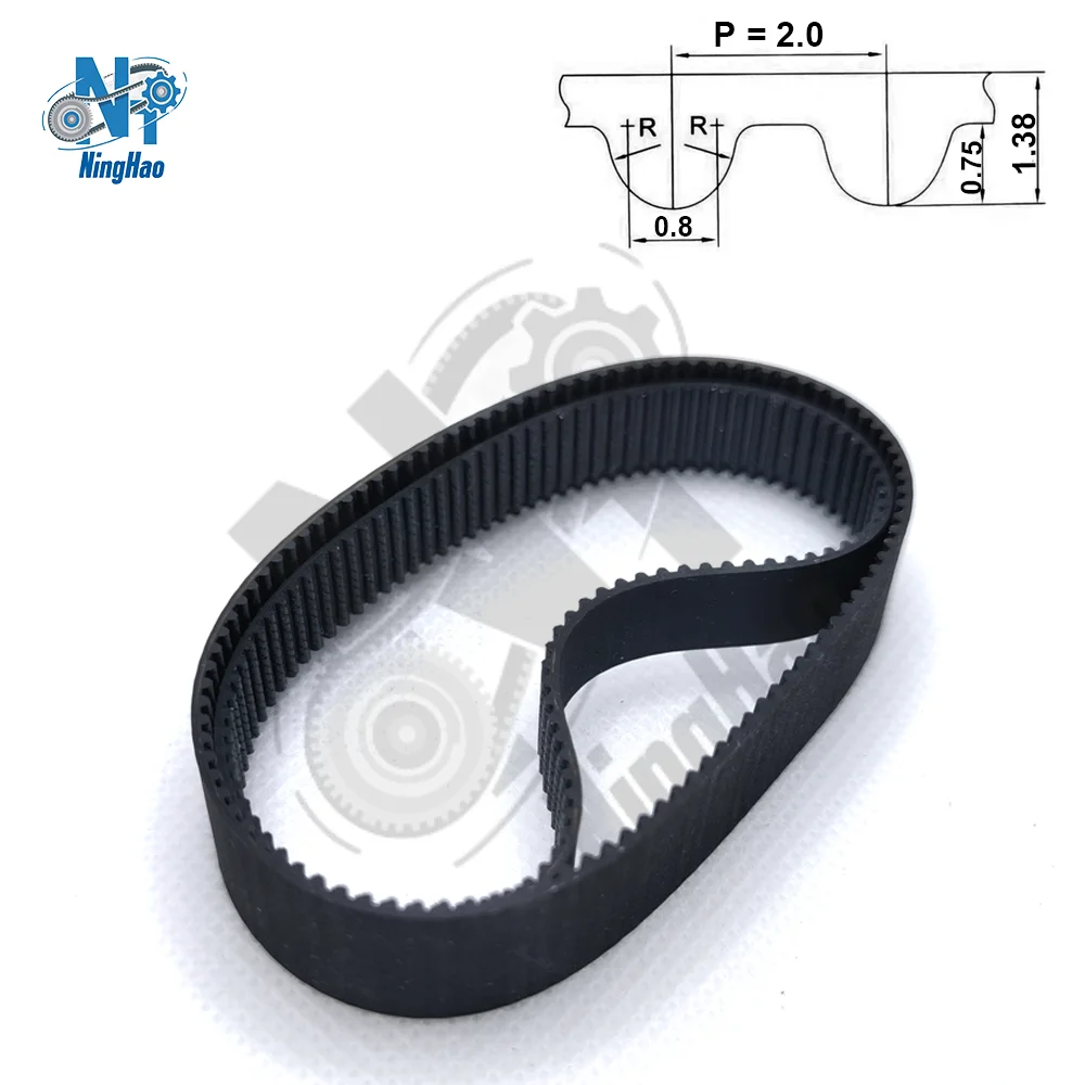 2GT Belt GT2 Timing Belt Width 6mm 10mm 15mm Closed Loop Rubber Perimeter 1424mm~1610mm 2MGT Synchronous Belt 3D Printer Parts