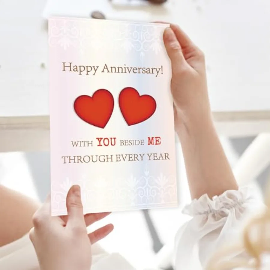 هدايا بطاقة الذكرى السنوية للنساء والرجال والزوج والزوجة وهدايا الزفاف له وديكورات الذكرى السنوية السعيدة #5