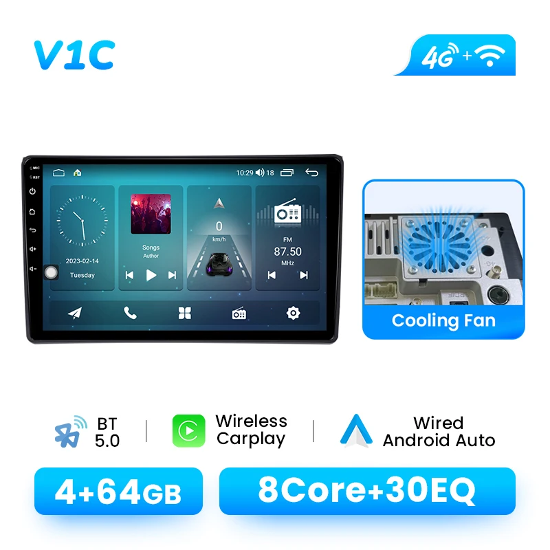 Draadloze CarPlay Android 14 autoradio voor Audi A4 B6 2000-2009 9 inch IPS touchscreen 8-core GPS navigatie DSP Bose multimedia geen 2-DIN autoradio head unit