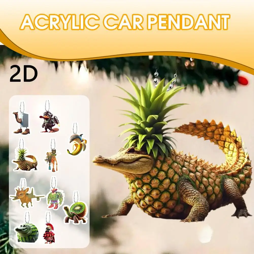 

Funny Italian Brainrot Animals Keychains for Accessories Funny Sigma Skibidi Rizz Cat Meme Creative Keyrings Fans Friends Gifts