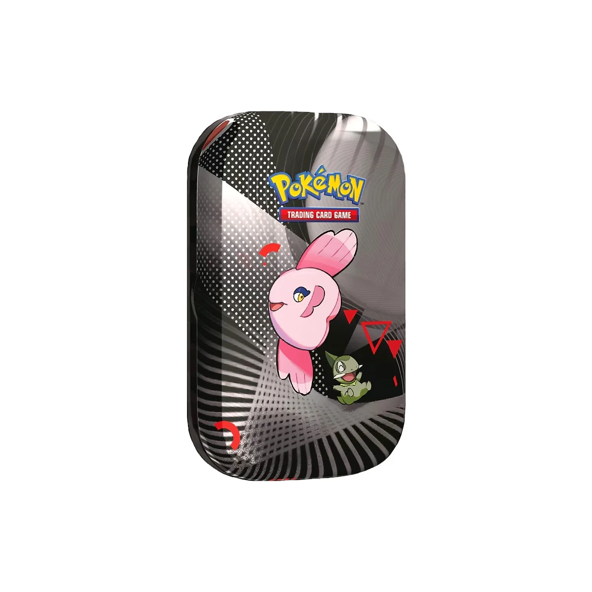 ミニポケモン缶-ブラックラジアスとホワイトファイアのアックスとアロモモナ