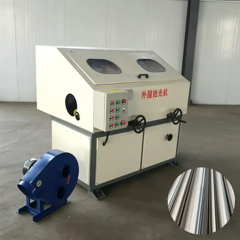 CE Certification High Efficiency 15m/min Metal Tube Pipe External Polishing Machine Rust and Polishing Equipment for
