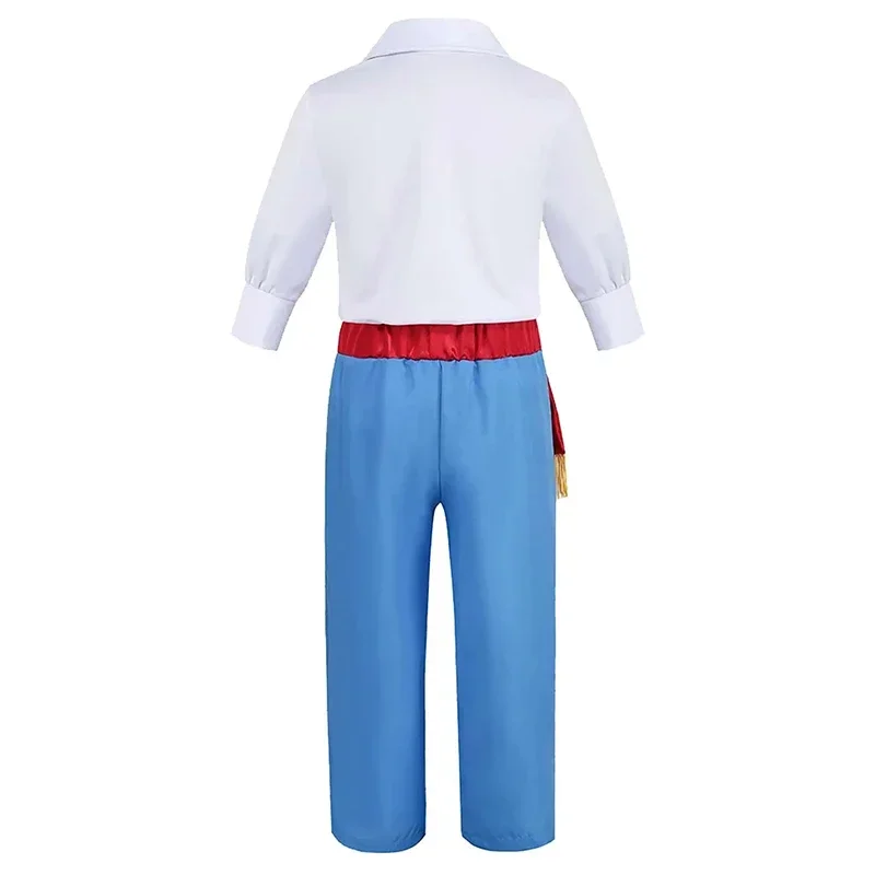 New Arrival 2024 Movie Kids The Little Mermaid Cosplay Boy Prince Eric Halloween Purim Costume