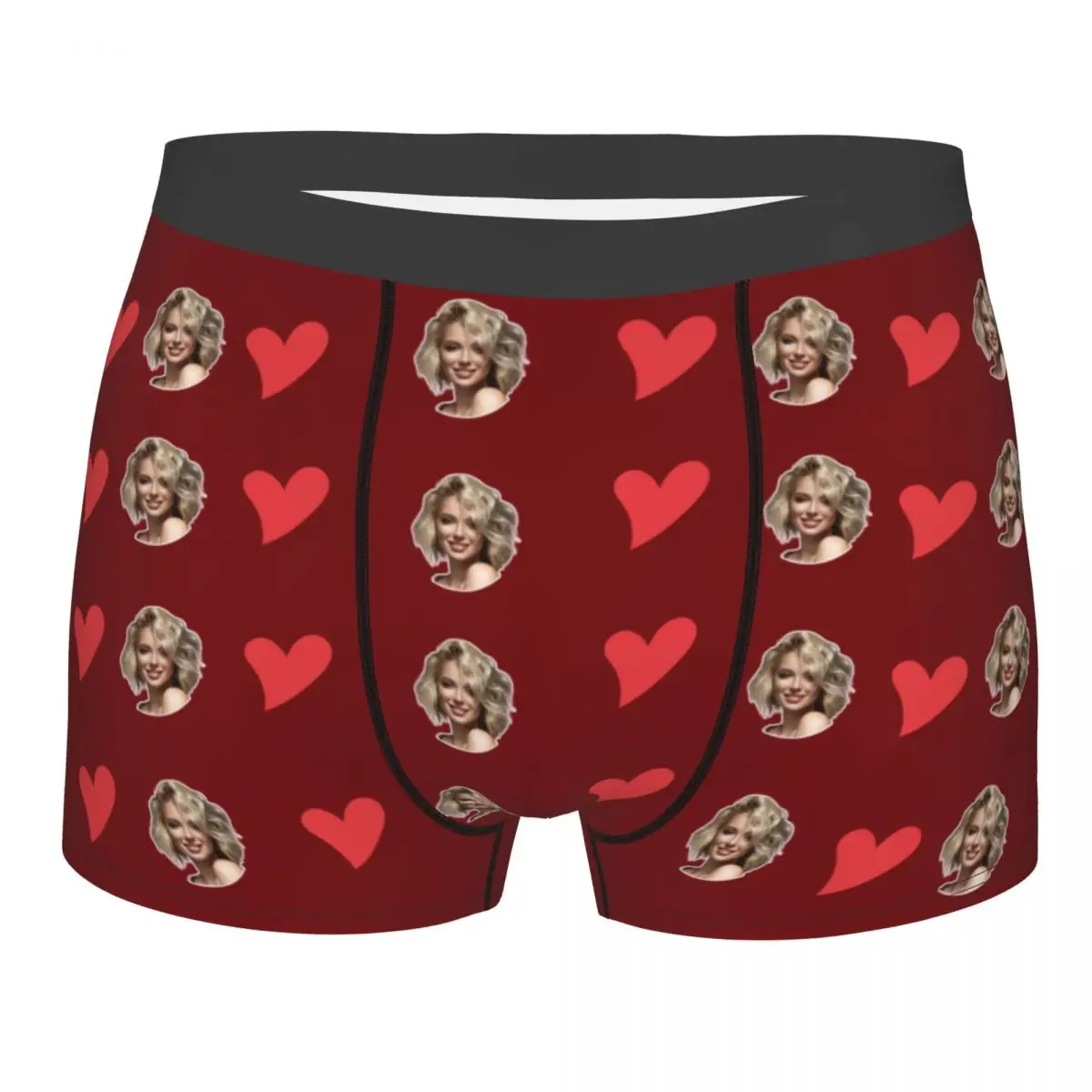 

Personalized Men's Boxer Briefs Custom Face Photo Underwear Funny Gift For Husband Customized Anniversary Valentine's Day Gift