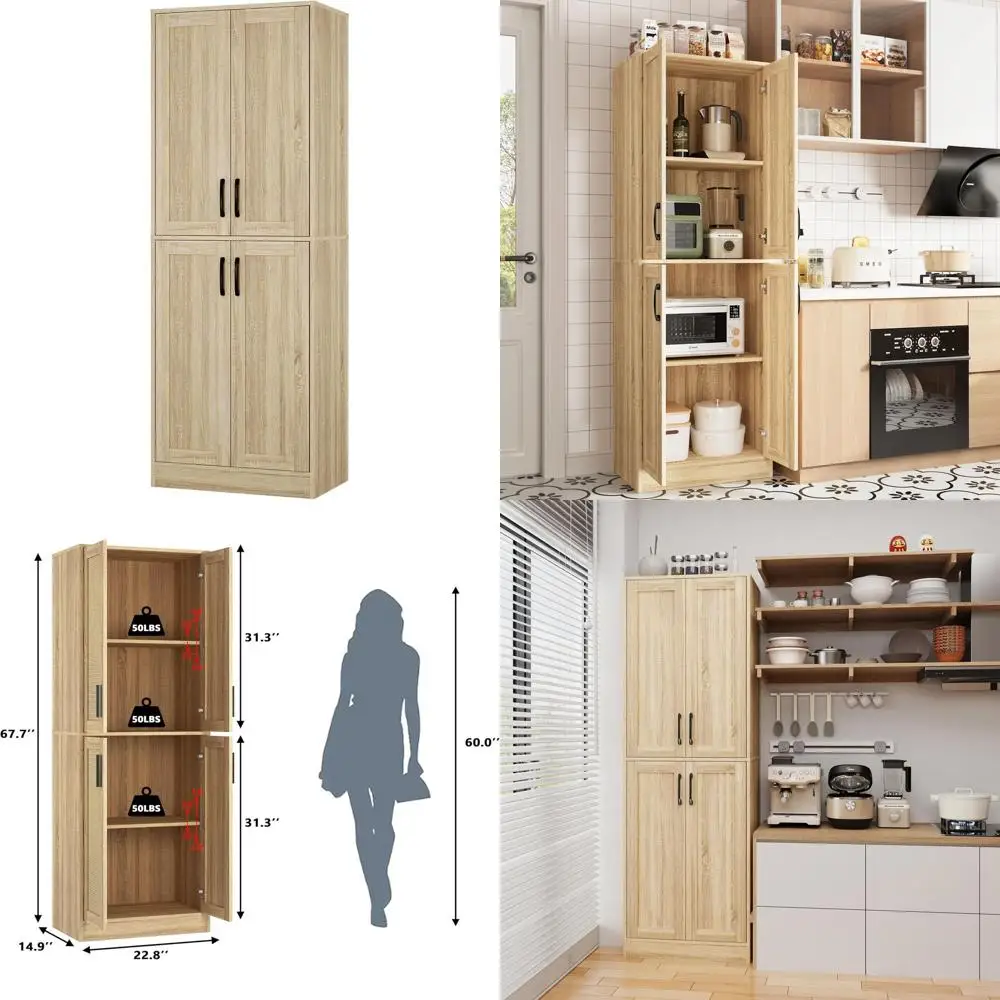 

Напольные шкафы для хранения с дверцами и полками для кухни, ванной, гостиной и прихожей