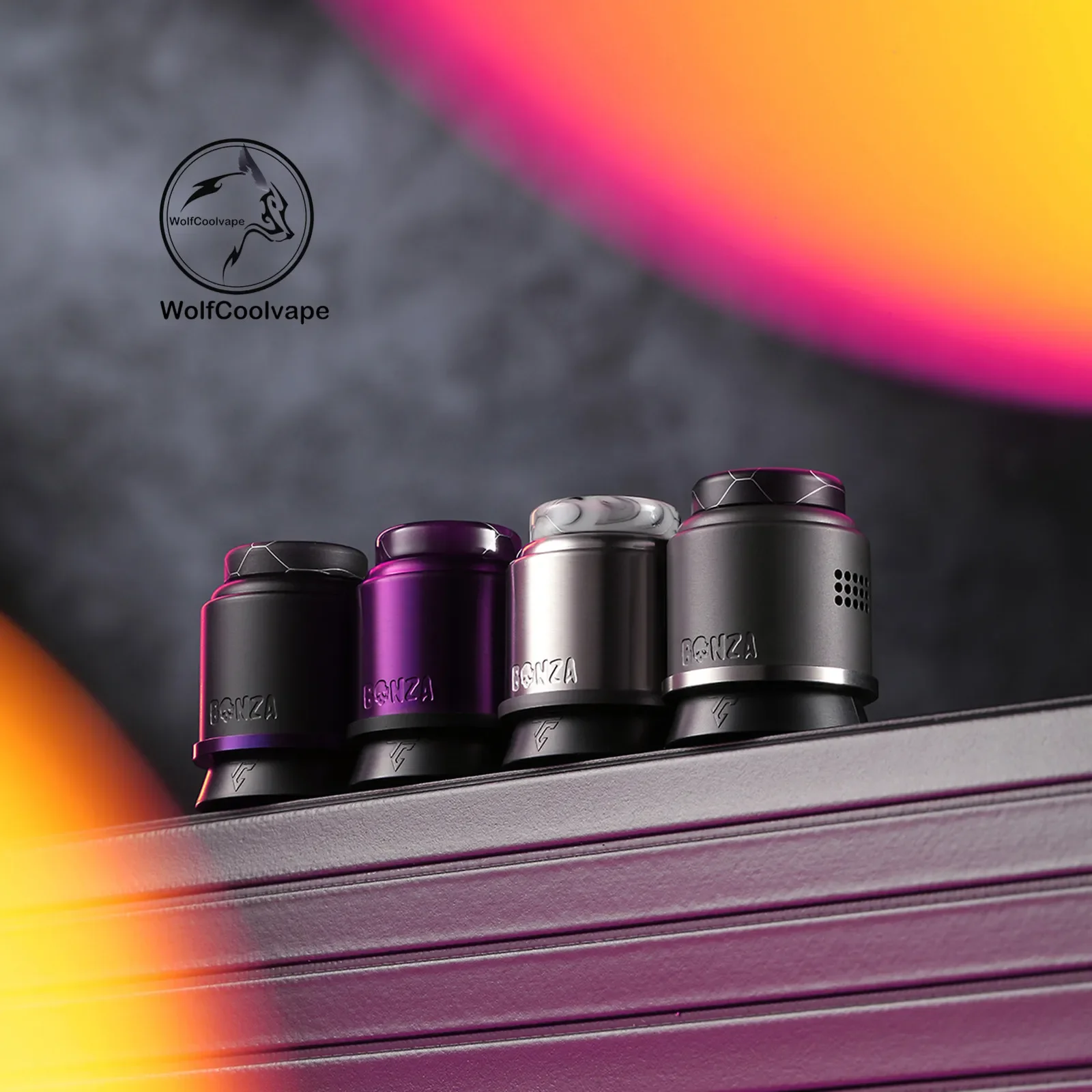 Thunder Cloud Bonza Pro RDA Atomizer - Authentic, Single/Dual Coil, BF Pin, 25mm Diameter, Rebuildable Dripping