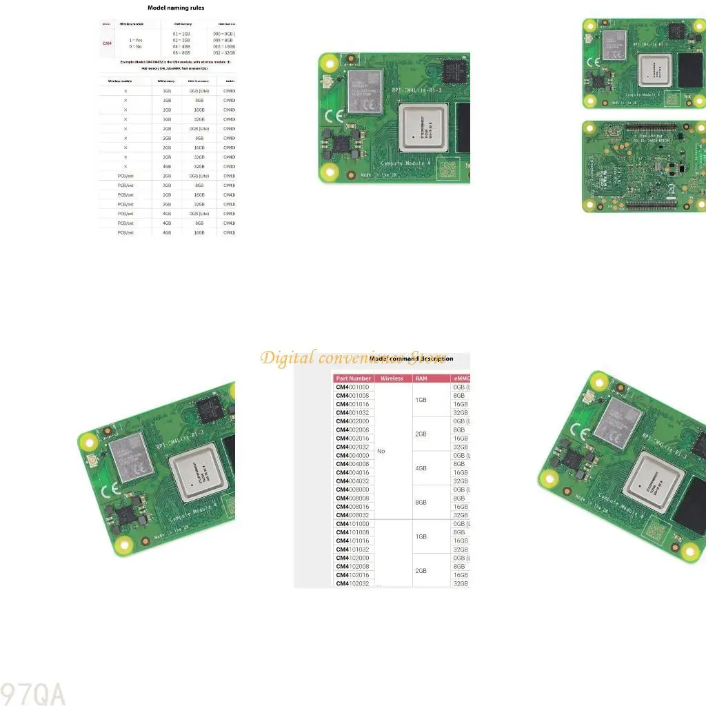 

97QA Low Profile Development Module 4.7mm Thickness CortexA72 Processor Wireless PCBs Antennas