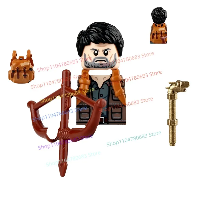 Bloques de Construcción MOC, Minifigura DT8908 DT034, Modelo de Ensamblaje, Adorno, Juguete de Personaje de Anime, Figura de Acción Coleccionable, Regalo