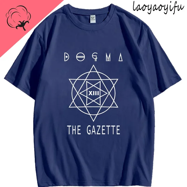 The Gazette Japanese Visual Rock Band Printed T-shirt Tops Men