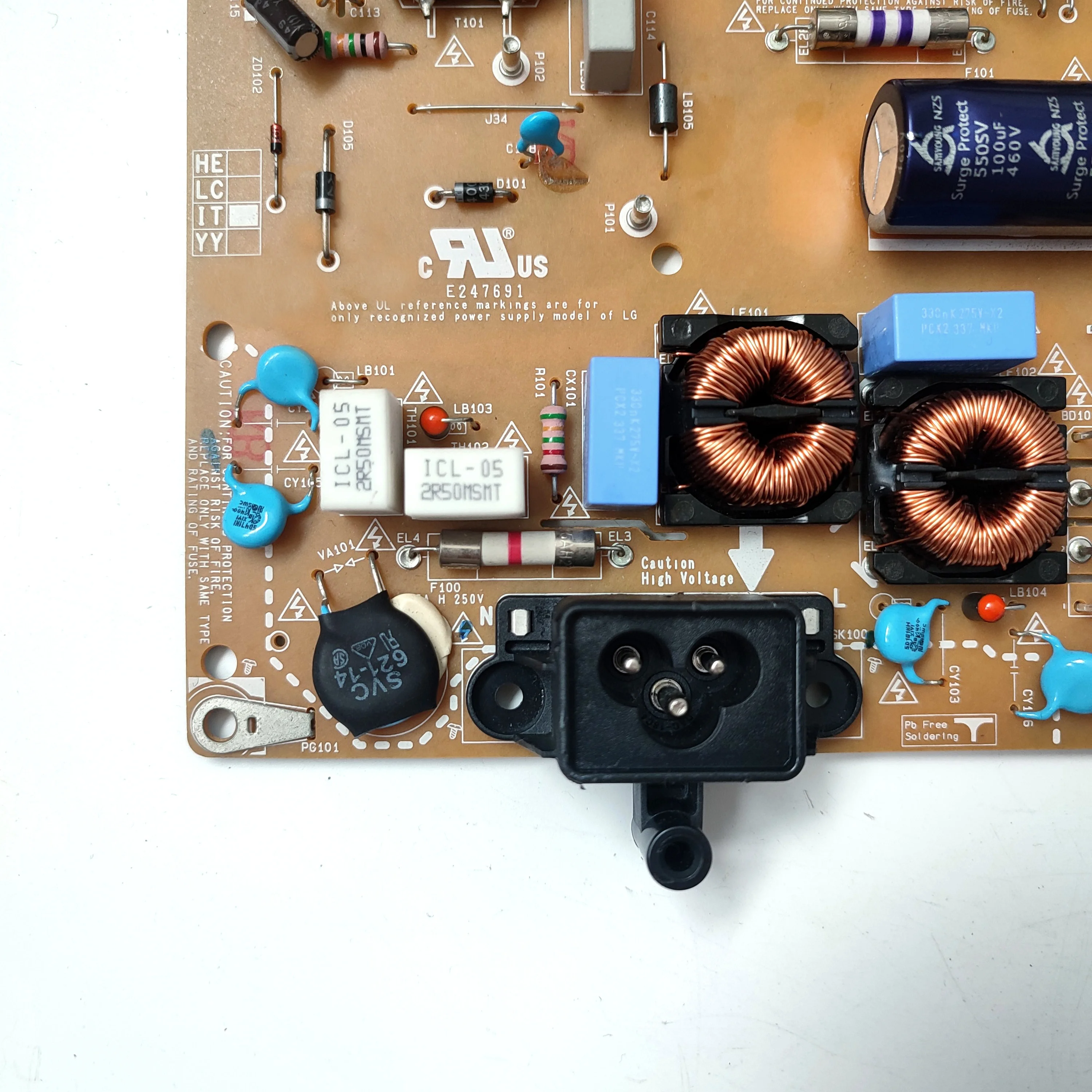 EAX65424001(2.7) EAY63073001 LGP55K-14LPB Power Supply Board is for 55LB670V 55LB730V-ZB 55LB700V 55LB750V 55GB7800 55LB670V-ZA