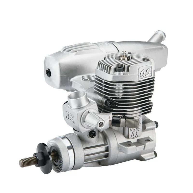 OS MAX-46AX II ABL Stroke 1.63 Metal Nitro Engine with E-3071 Muffler for RC Airplane