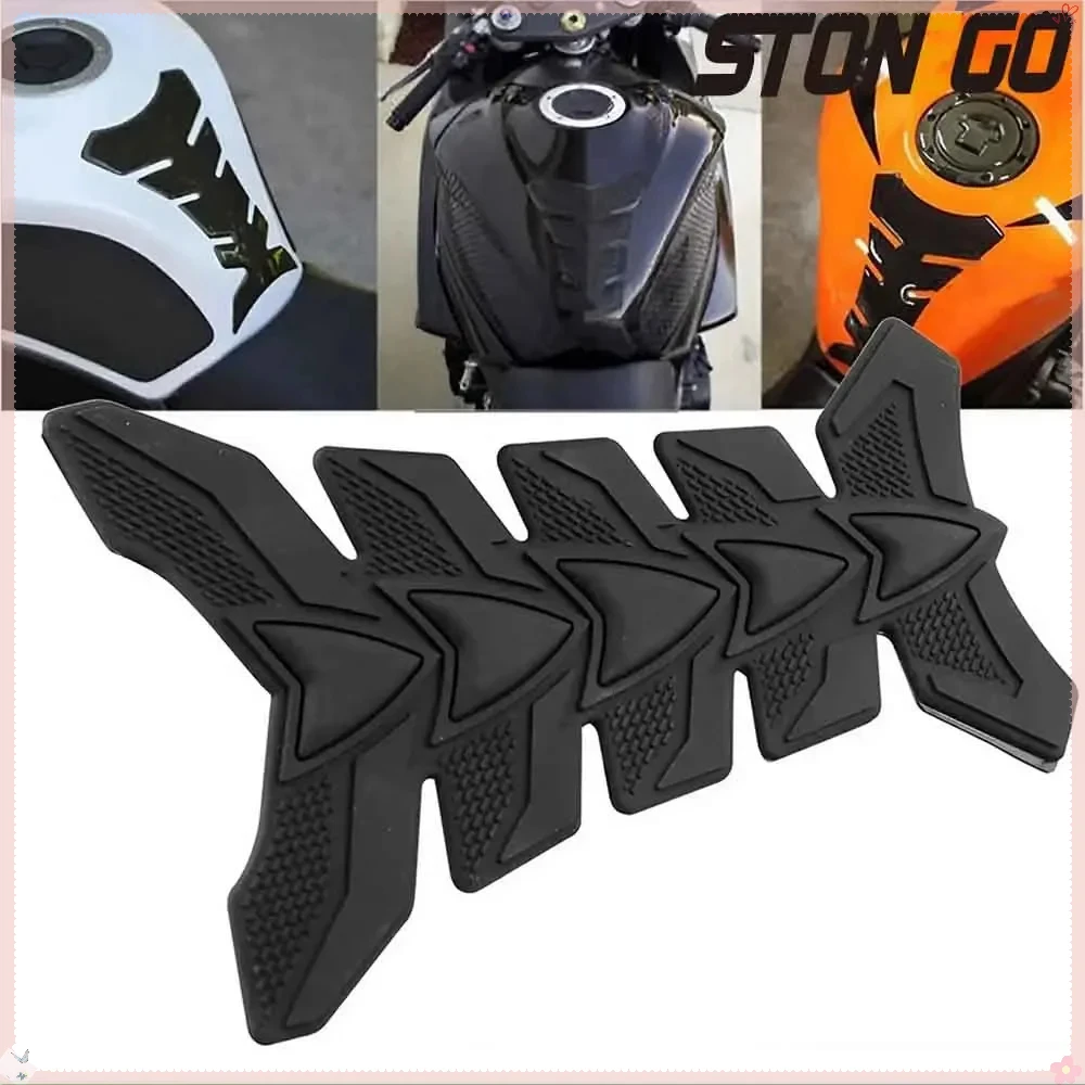 3D Carbon Fiber Motorcycle Gas Tank Pad Skull Decal Protector Universal Fuel Tank Sticker for Car and Motorcycle