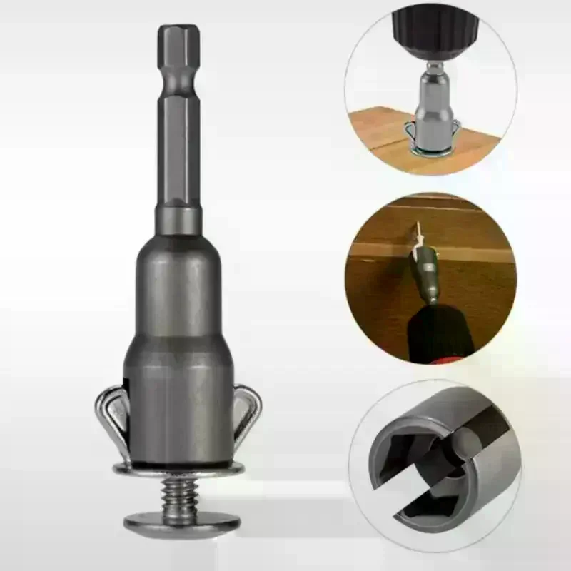 Natural Slotted Butterfly Hole Socket Wrench Hexagonal Handle Electric Screwdriver Butterfly Nut Socket Tool For Various Screws