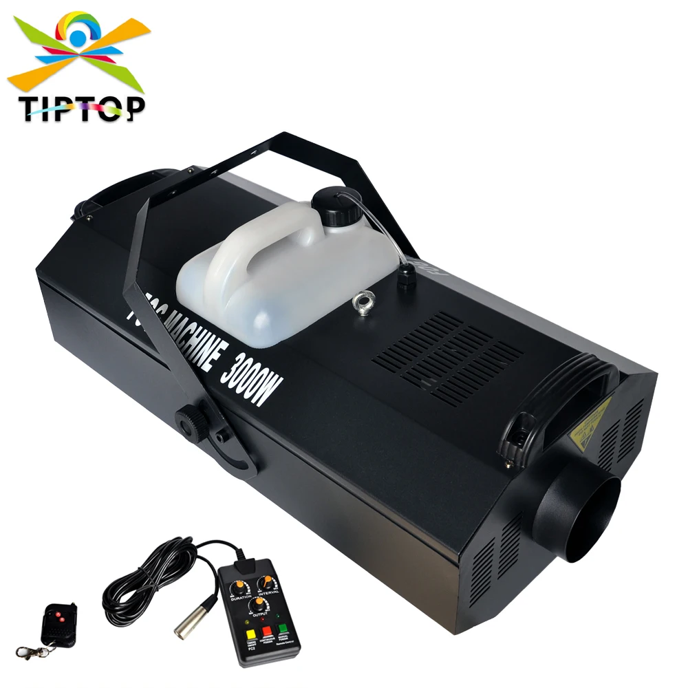 TIPTOP 3000W Fog Machine DMX512 / regularly time /regularly quantitative Wireless Remote Control Disco/Club Fog Smoke Machine