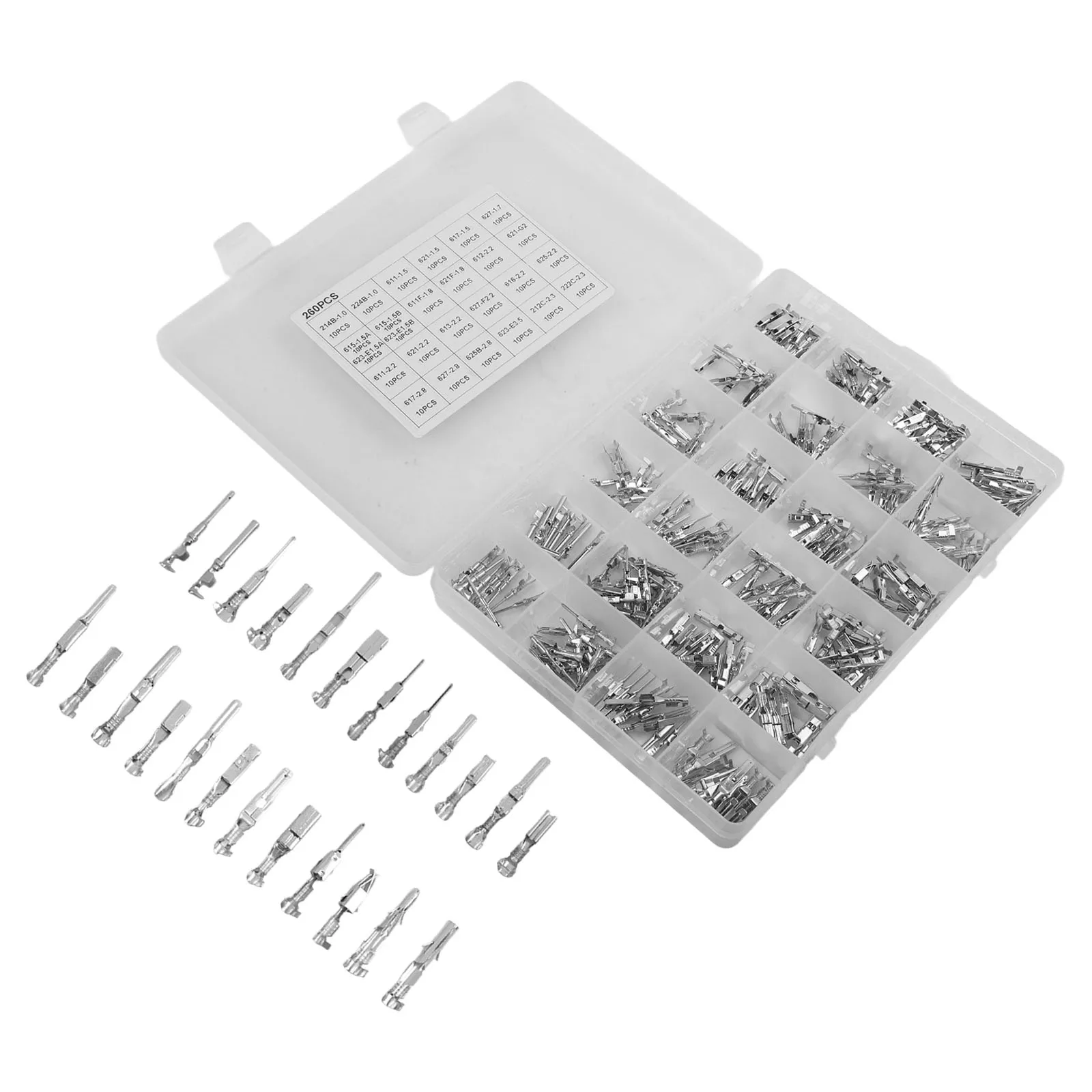 

1 1.5 1.8 2.2 2.8 3.5mm Wire Terminal Kit Reliable Electrical Conductivity Tinned Copper Material For Motorcycles