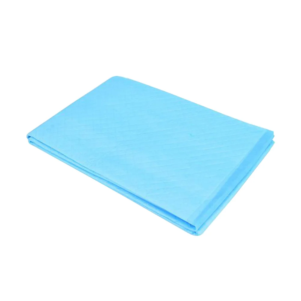 

60x90cm Washable Incontinence Mattress Cover Heavy Duty Bed Pad for Period Maternity Overnight Use Blue Absorbing Leakproof Pad