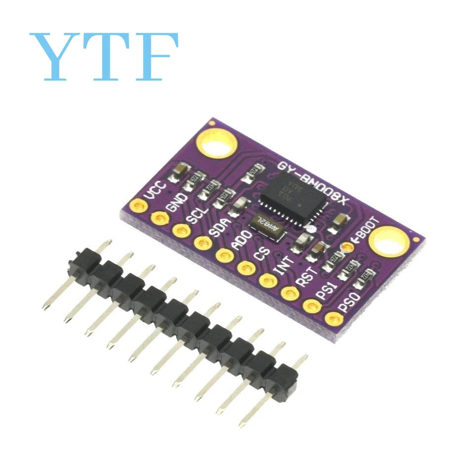 

BNO080 AR VR IMU Nine Axis 9DOF AHRS Sensor Module 9-axis High Accuracy Accelerometer Gyro Magnetometer Virtual 3D GY-BNO080