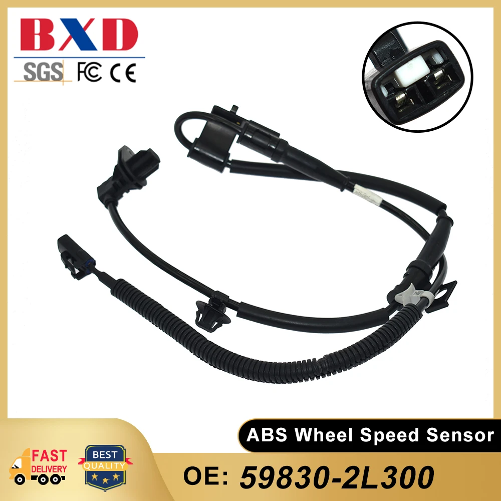 ABS Wheel Speed Sensor 59830-2L300 For Hyundai Elantra 2007-2012 2.0L 598302L300 5S8592, SU10054, ALS2275, ALS1625, AB2075