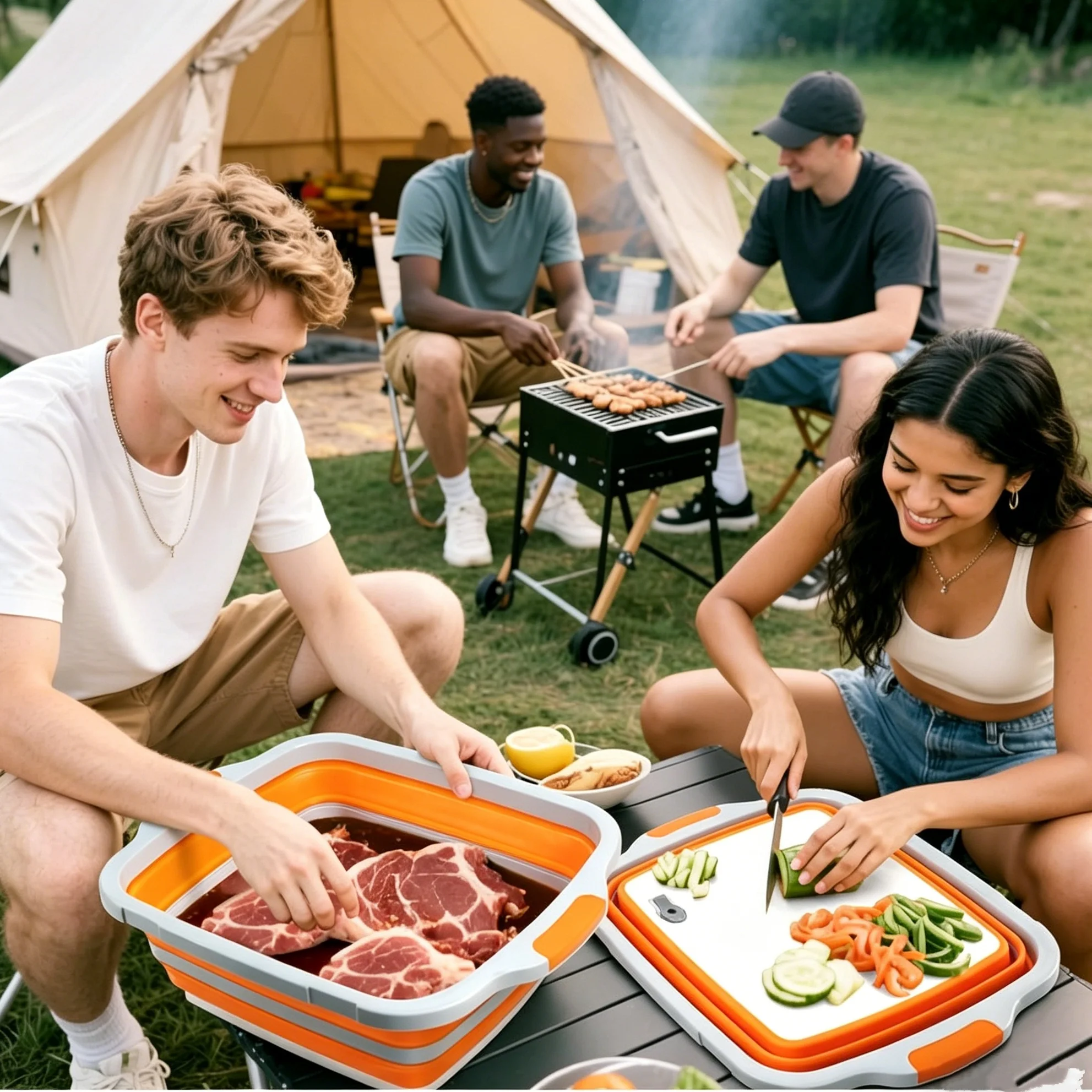 Meal Prep Menu - BBQ Prep Tub 3-in-1 Large 8L/16L/30L