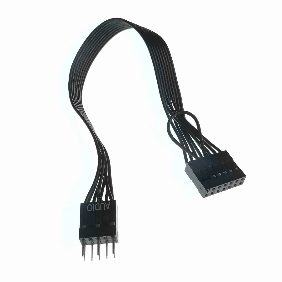 HD Audio 13Pin Female to 8Pin Male Converter Cable 22AWG For Lenovo Motherboard Connection HOST Front Panel  20cm