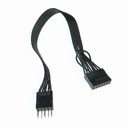 HD Audio 13pin Buchse zu 8pin Stecker Konverter kabel 22awg für Lenovo Motherboard Anschluss Host Frontplatte 20cm