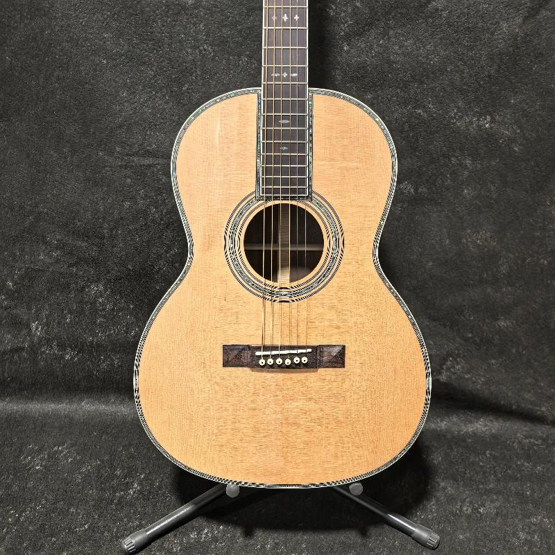 39 Inch Wooden Shell Style 00042 Acoustic Guitar Spruce Solid Top Balanced Warm Sound Finger Playing Recording Free Shipping