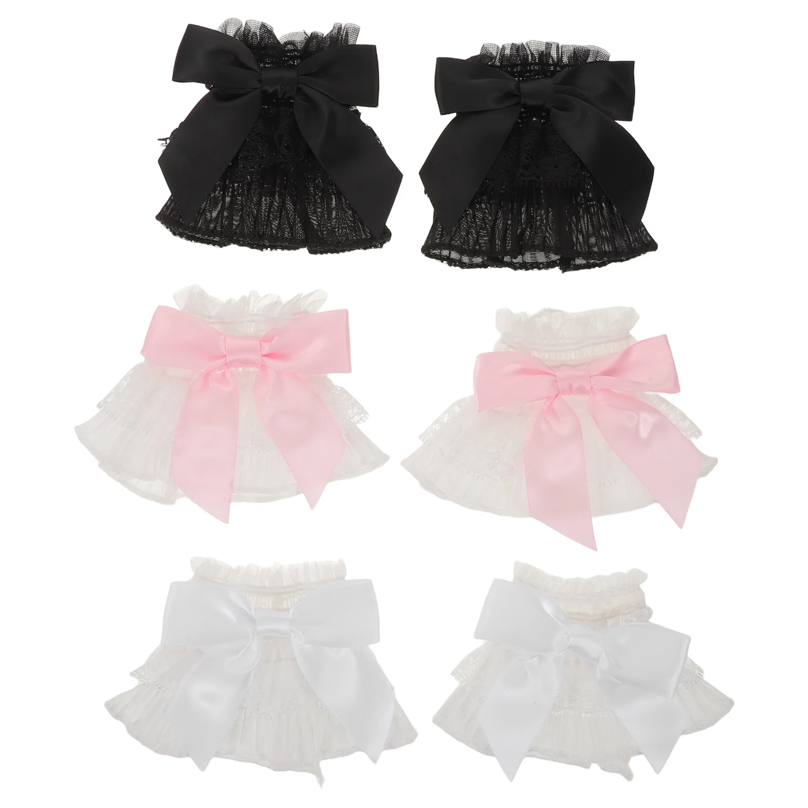 

3pcs Lace Wrist Cuffs Detachable Fake Sleeves For Nail Art Photography Props Women Hand Decorative Accessories Arm Lace Sleeves