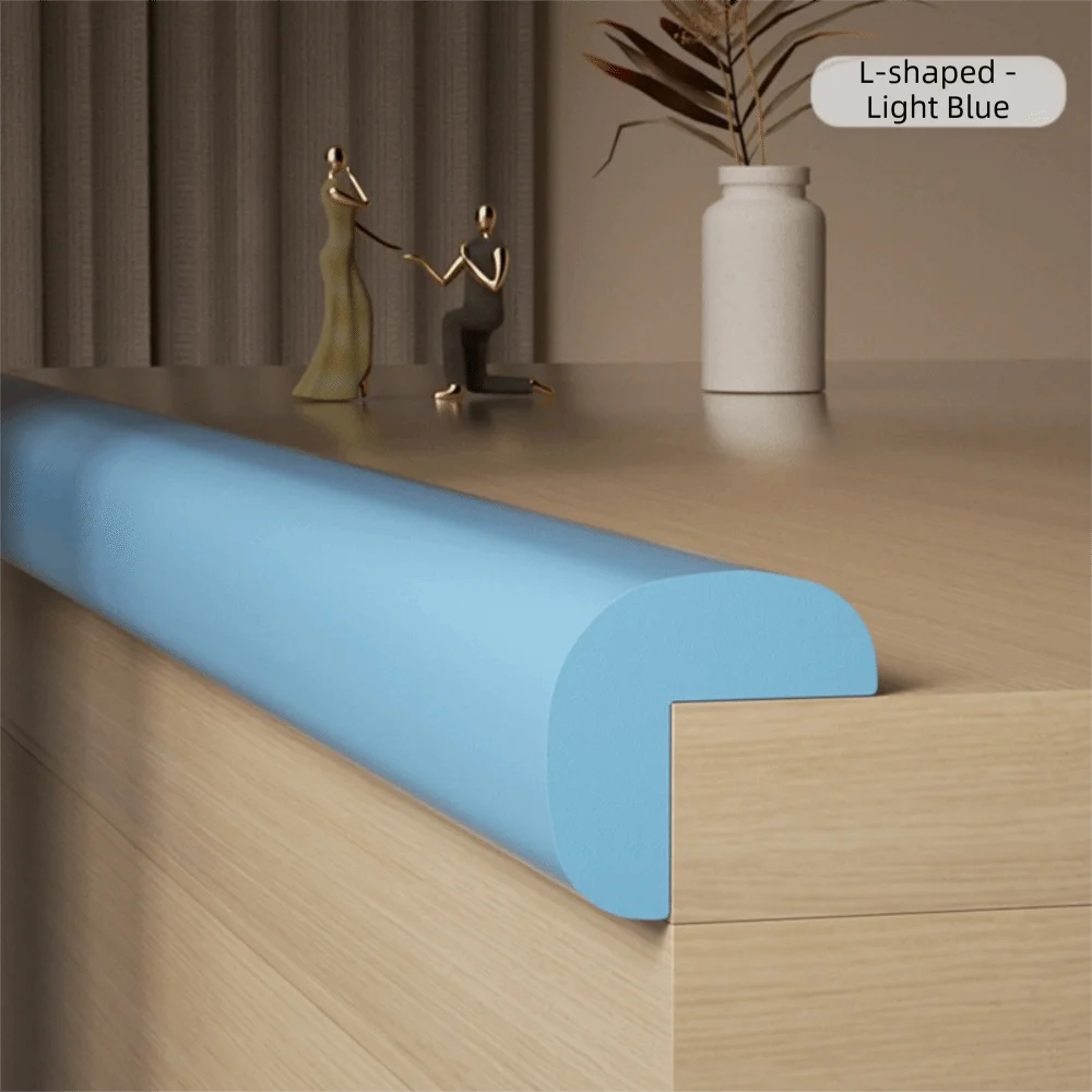 

Thickened Child Bumper Strips Self-Adhesive Backing Soft Elastic Material Baby Safety Strips 2 Meters Per Roll Flexible Cutting
