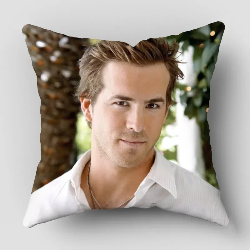 Ryan Reynolds Pillowcase Polyester Fabric Throw Pillows Sofa Home Decoration Accessories Pillow Cover 10.16WJY