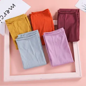 신생아용 부드러운 나일론 머리띠, 단색 헤어 액세서리, 8.5x110cm