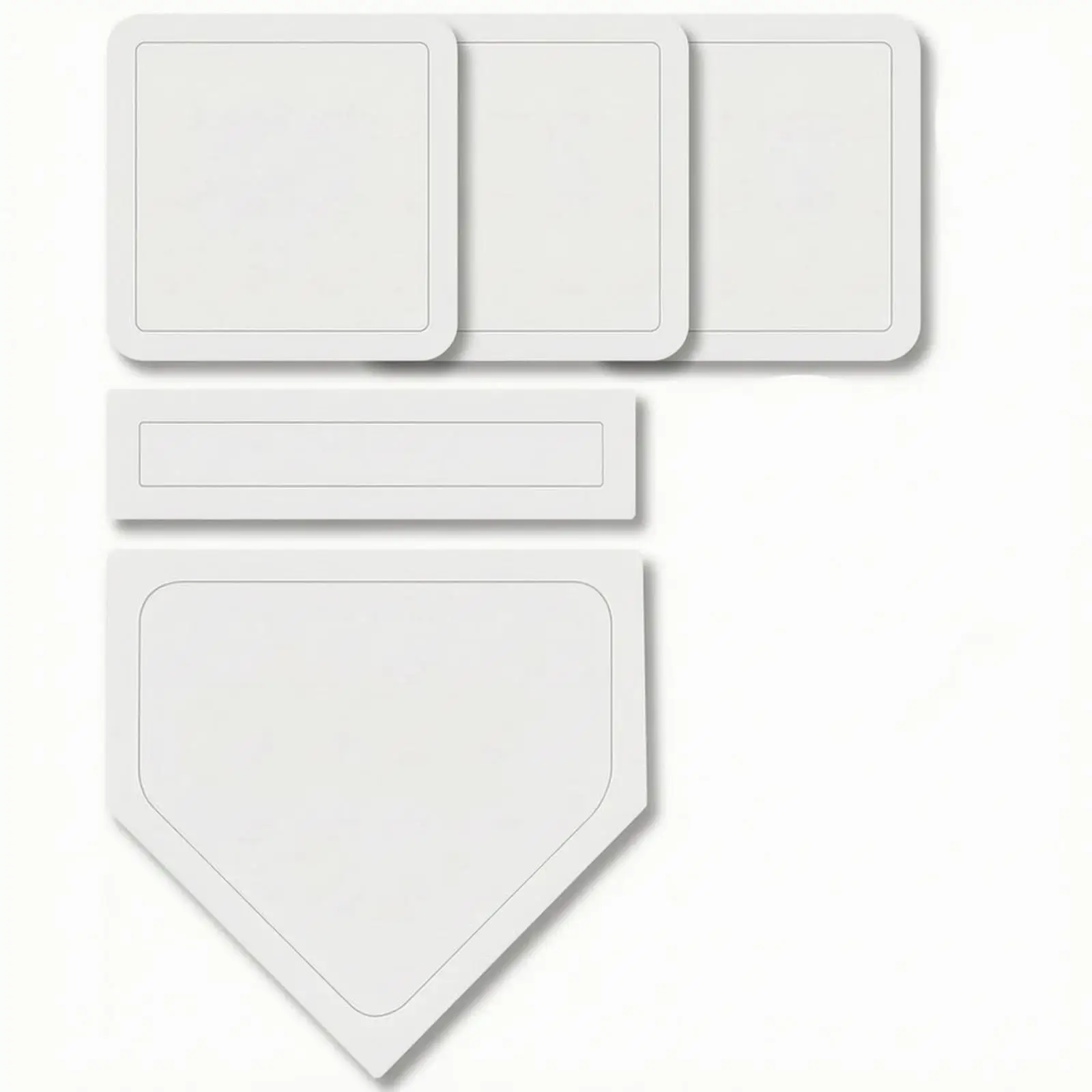 5-pieces-rubber-bases-with-pitcher's-plate-tear-resistant-for-backyard-families