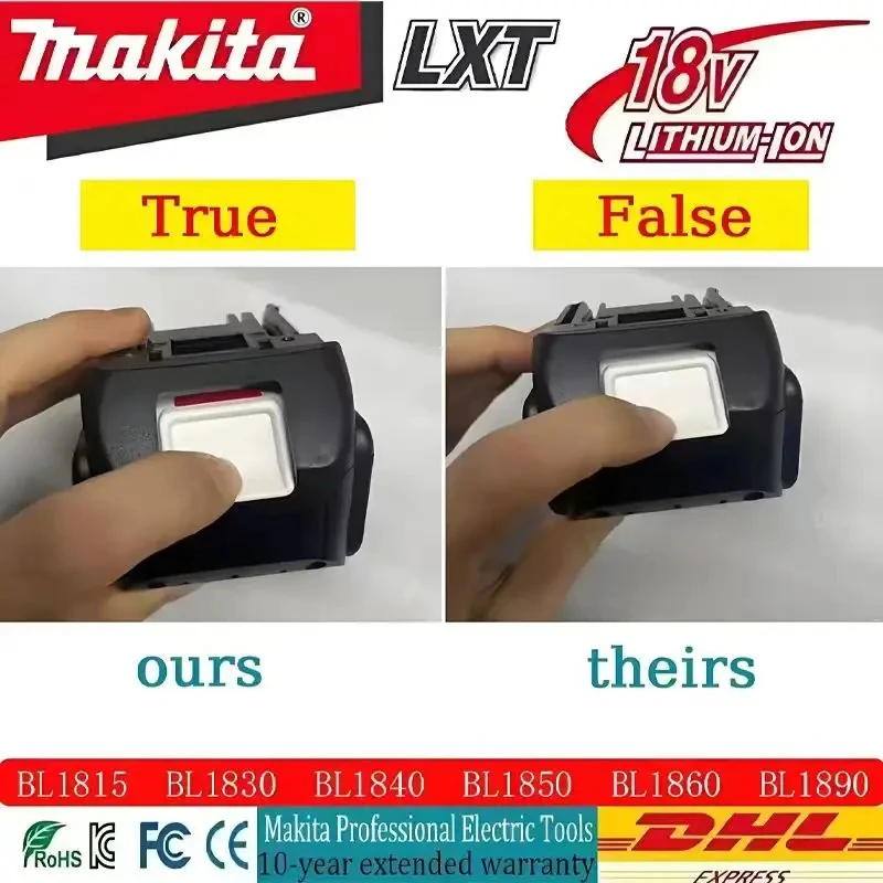 BL1860 6AH For Makita 18V Battery Power Tools Li-ion Replacement LXT BL1850 BL1840 for 18 V Screwdriver with BMS TPCELL 18V