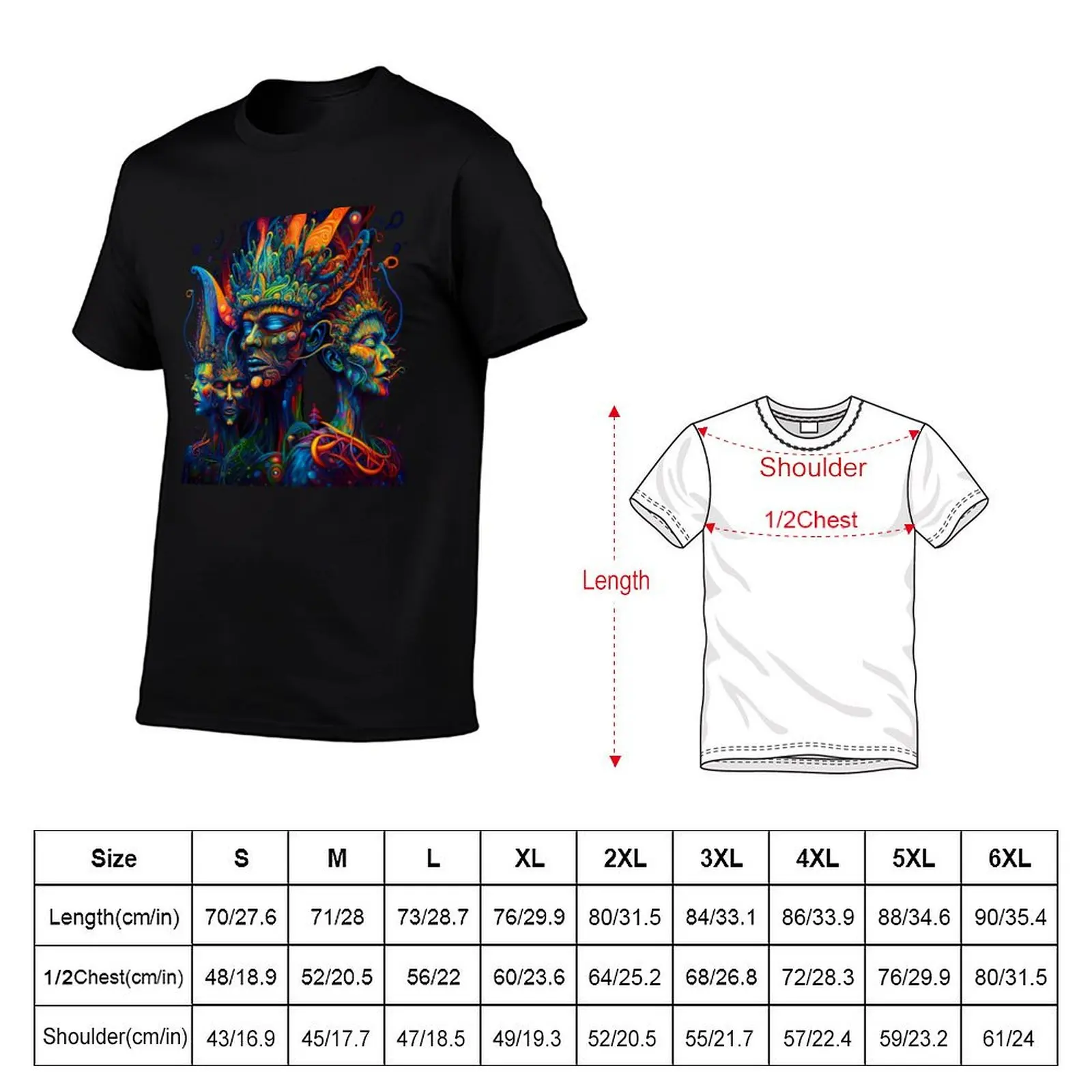 Trippy DMT Elves T-Shirt anime t shirts sweat fitted t shirts for men