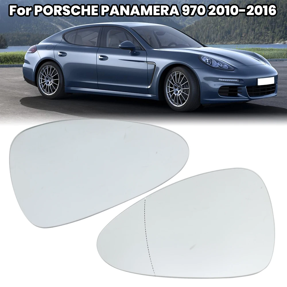 

Left & Right Side Mirror Glass Rear View Rearview For PORSCHE PANAMERA 970 2010 2011 2012 2013 2014 -2016 Heated Exterior Parts