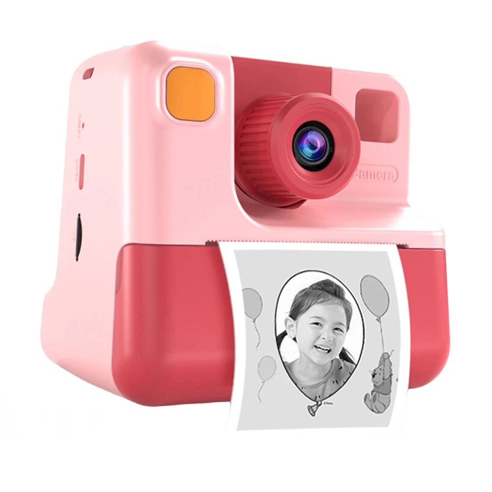 1080P HD Toy Camera Toddler Cameras Instant Print Photo Thermal Printer Small Camcorder Kids Toys For Girl Boy Birthday Gifts