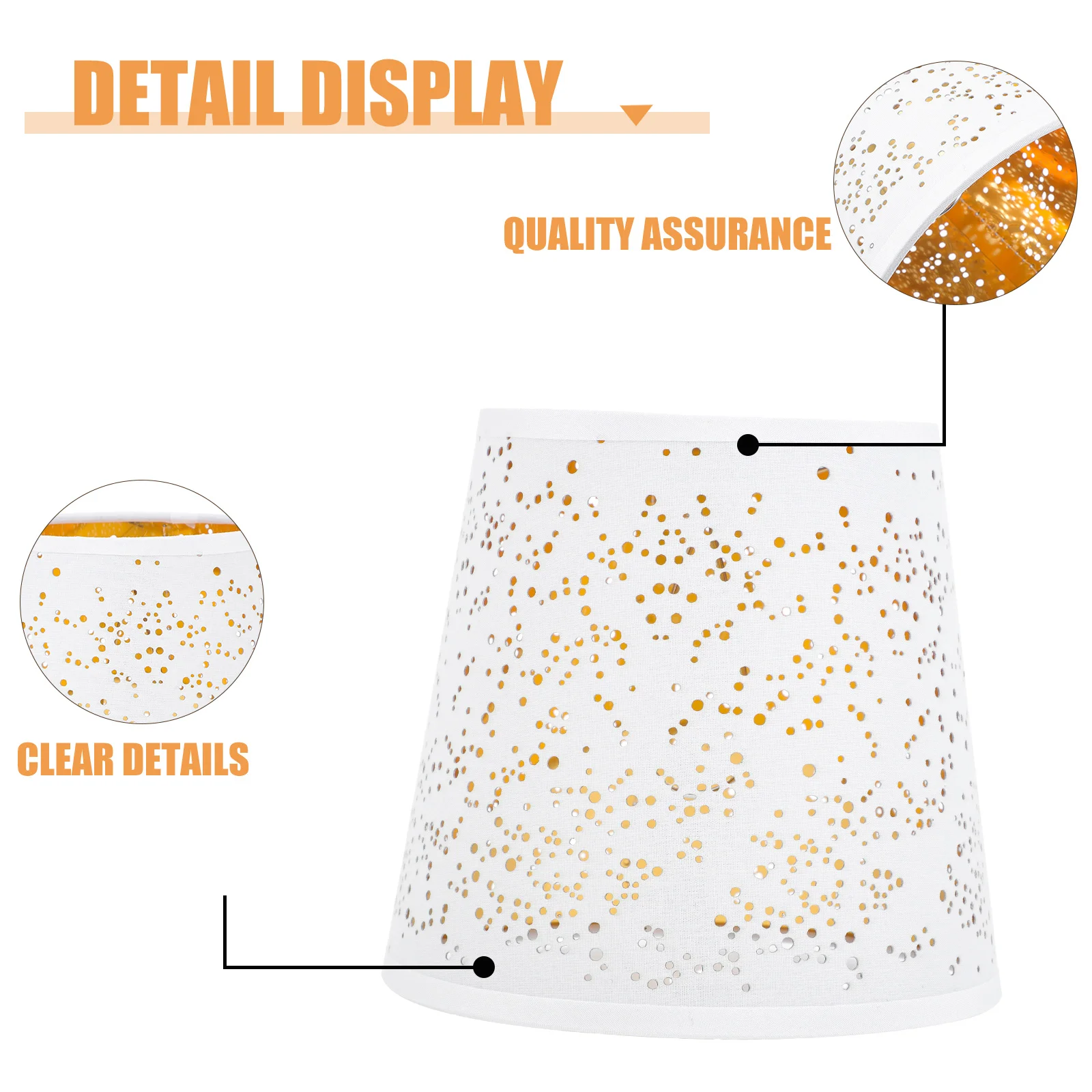 

Cloth Lamp Cover Creative Lampshade Light Cover Durable Sturdy Structure Indoor Bedroom Living Room Decorative Accessory