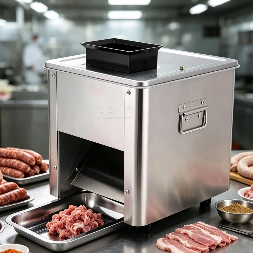 Electric Meat Cutter Commercial Meat Shredding Machine Multi-function Slicer for Deli Shop