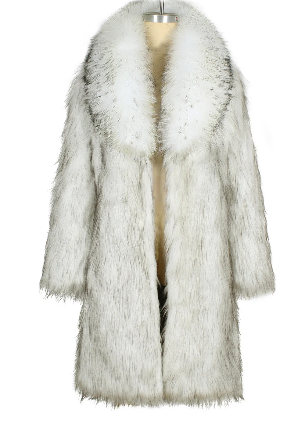 سترة فو الثعلب الدافئة المرأة فضفاضة سميكة الفراء العمل سترات طويلة الربيع Y2k ملابس خارجية الخريف الشتاء ماكسي معطف أنيق الشارع الشهير